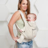 Слинг рюкзак эргономичный, май-слинг переноска для ребёнка с 0 до 3-х лет Селина, Мамарада 100% лён, image 1