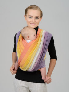 Слинг-шарф для новорожденного, слинг переноска для ребёнка с 0 до 3-х лет Ellevill Diva Essenza Mattina, image 1