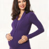 Блуза для беременных и кормящих Тревиоло фиолет B1548-4, image 1