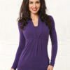 Блуза для беременных и кормящих Тревиоло фиолет B1548-4, image 3