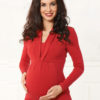 Блуза для беременных и кормящих Тревиоло красный B1548, image 1