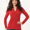 Блуза для беременных и кормящих Тревиоло красный B1548, image 3