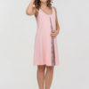 Комплект для роддома халат и сорочка для беременных и кормящих мам Nataly розовый, lovely mammy image 2