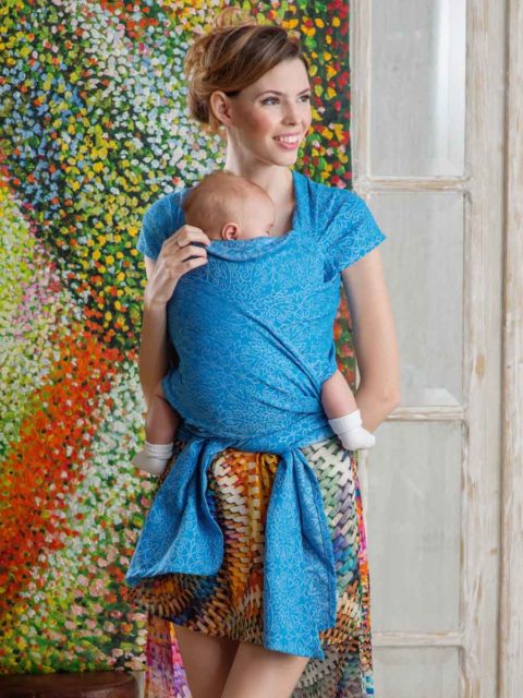 Май слинг для новорожденных Diva Basico Oltremare image 3