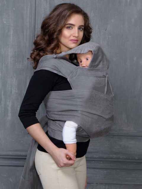 Май слинг от 6 месяцев Diva Essenza Argento image 3