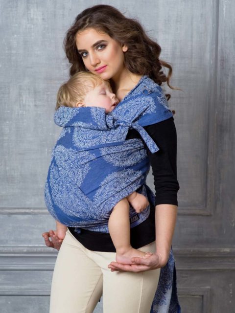 Май слинг от 6 месяцев Diva Essenza Azzurro image 4