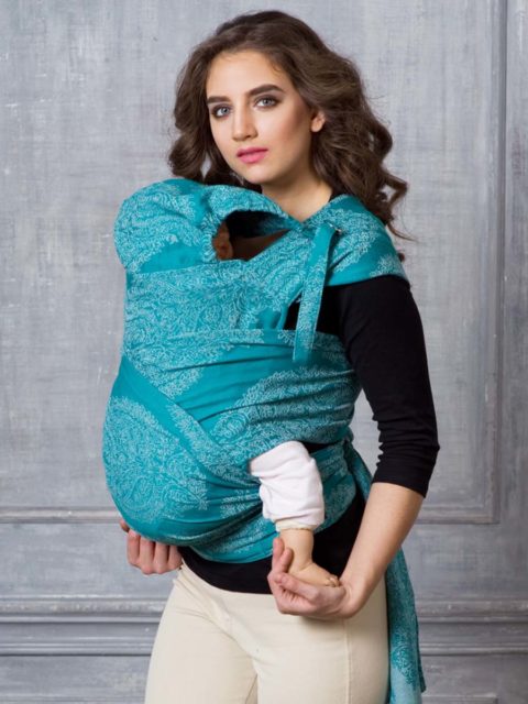 Май слинг от 6 месяцев Diva Essenza Smeraldo image 3