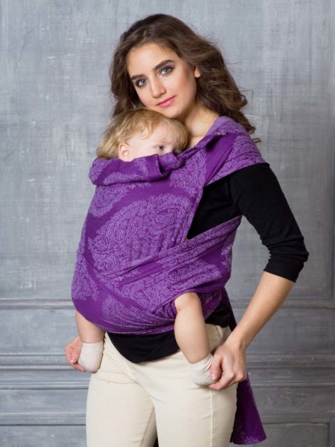 Май слинг от 6 месяцев Diva Essenza Viola image 2