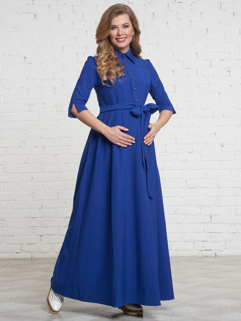 Платье для беременных и кормящих мам Лонато ирис B1513 image 1