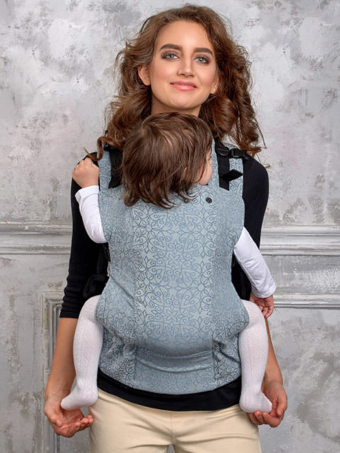 Слинг-рюкзак для новорожденных Diva-Basico-Argento-img4