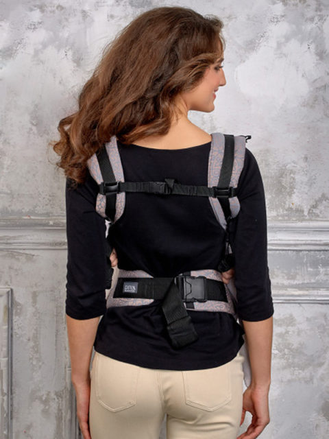 Слинг-рюкзак для новорожденных Diva-Basico-Cacao-img3