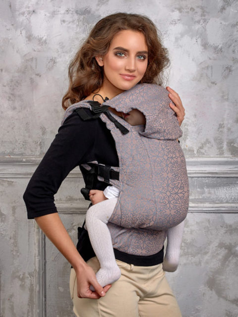 Слинг-рюкзак для новорожденных Diva-Basico-Cacao-img5