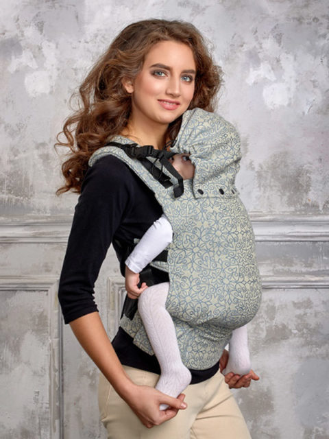 Слинг-рюкзак для новорожденных Diva-Basico-Damasco-img3