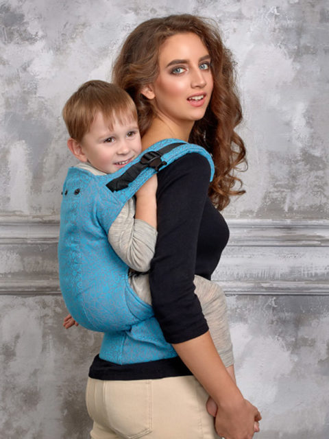 Слинг-рюкзак для новорожденных Diva-Basico-Lago-img4