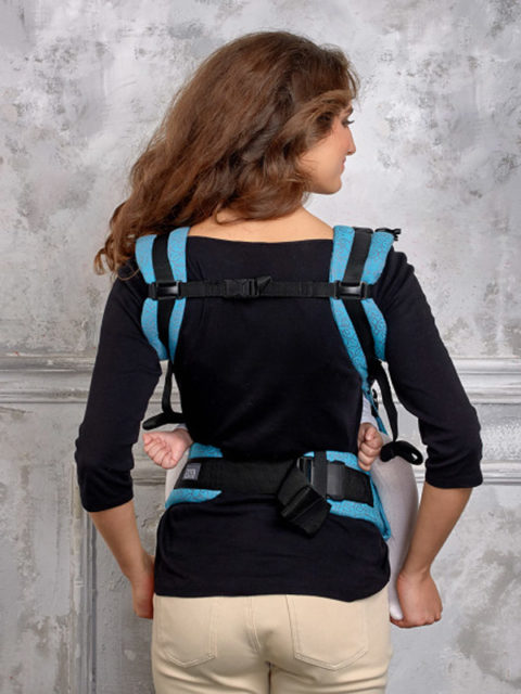Слинг-рюкзак для новорожденных Diva-Basico-Lago-img5