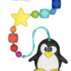Силиконовый грызунок Пингвинёнок на радужном держателе со звездой Image1, прорезыватели для зубов