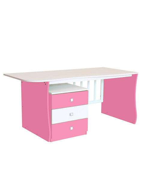 Детская кроватка Фея 5 в 1 розовая