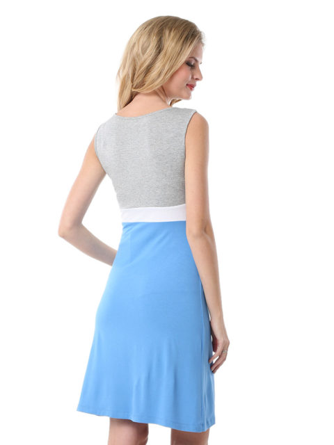 Платье для беременных и кормящих Триколор деним Платье для беременных и кормящих Триколор деним image 4