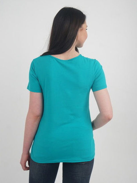 Футболка для беременных и кормящих Piccaninny морская волна, image4