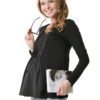 Блуза для беременных Анабель чёрная-img5