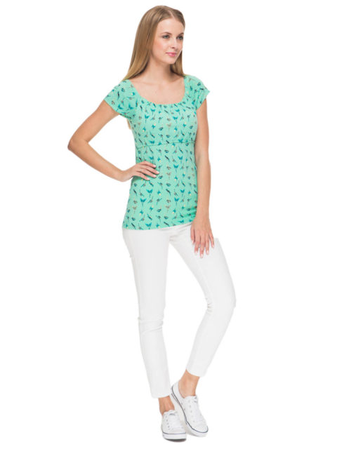 Футболка для кормящих мам ФХ07 птички-img4