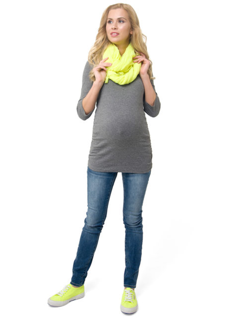 Лонгслив для беременных и кормящих Эльмира темный меланж-img7 Лонгслив для беременных, лонгслив для кормящих мам, Эльмира темный меланж-img7
