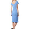 Платье для беременных голубое Одри деним-img3