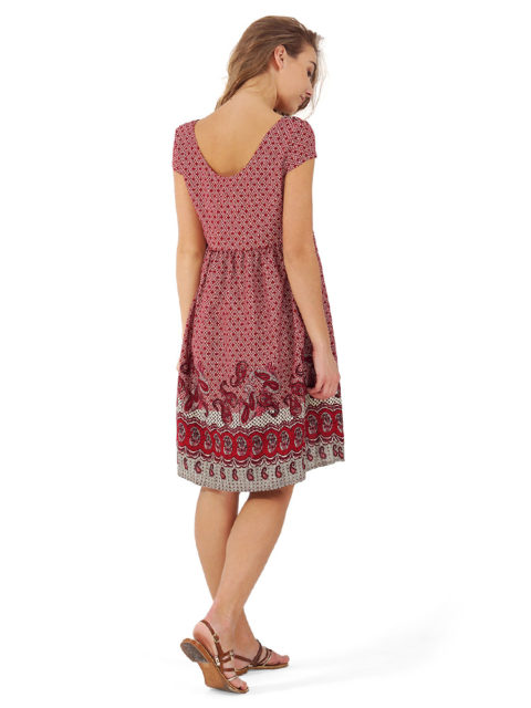 Платье для беременных Жанна бордо-img2 Платье для беременных миди Жанна бордо-img2