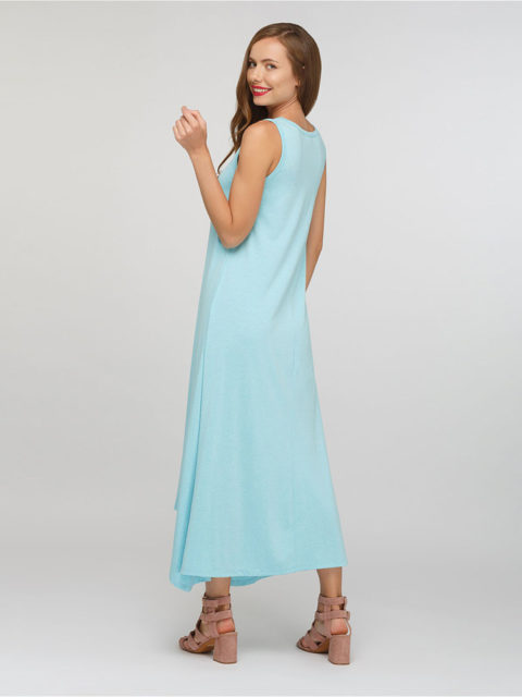 Красивое платье для беременных и кормящих Сойка ментоловое img4 Платье для беременных, платье для кормящих мам Сойка ментоловое img4