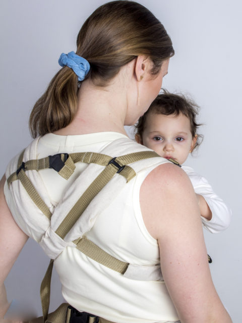 Слинг рюкзак для новорожденных Лайт натур img2