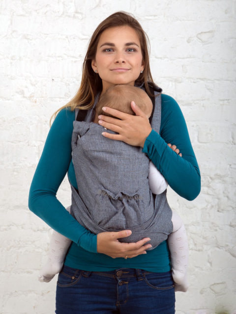 Май слинг с подголовником Чикаго, жаккард img2 Май слинг для детей с рождения с подголовником Чикаго, жаккард img2