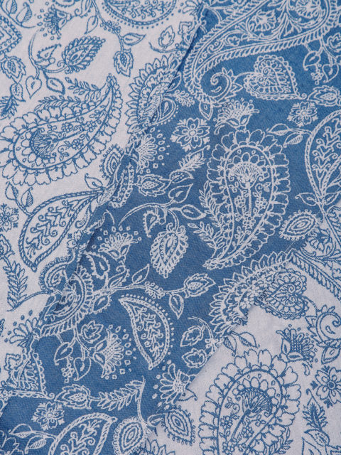 Слинг-шарф для новорожденных Пейсли деним img3