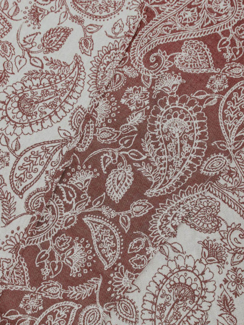 Слинг-шарф для новорожденных Пейсли терракота img2