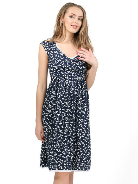 Летнее платье для беременных Фелисити синее, image2