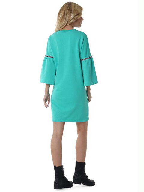 Нарядное платье для беременных Тиффани изумрудное, image3