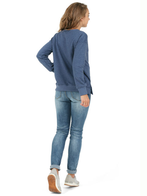 Толстовка для беременных, толстовка для кормящих мам, Нью-Йорк деним image2 Толстовка для беременных, толстовка для кормящих мам, Нью-Йорк деним image2