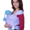 Трикотажный слинг шарф для новорожденных Карауш лаванда, image1