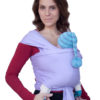Трикотажный слинг шарф для новорожденных Карауш лаванда, image2
