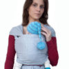 Трикотажный слинг шарф для новорожденных Карауш меланж, image1