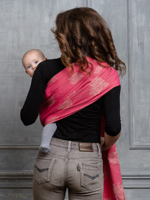 Слинг для новорожденных, слинг с кольцами Diva Basico Amore, image2