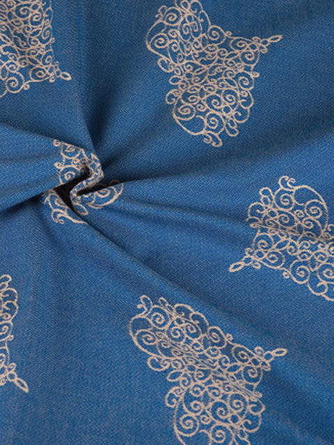 Слинг для новорожденных, слинг с кольцами Diva Basico Azzurro, image3