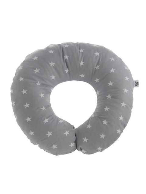 Подушка для беременных, подушка для кормления, Бумеранг Звезды серая, image1