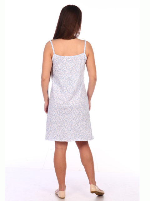 Комплект халат и сорочка для беременных и кормящих Веста голубой, image5 Комплект халат и сорочка для беременных и кормящих Веста голубой, image5