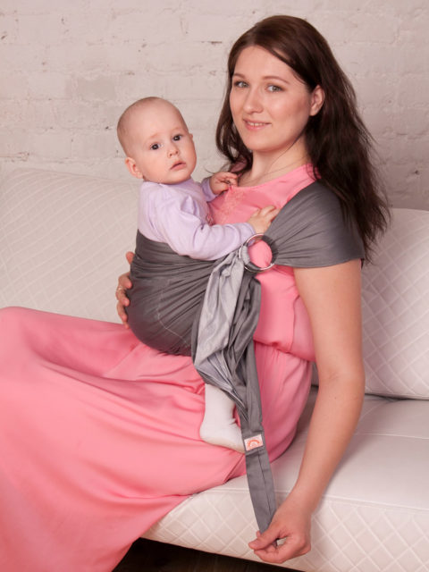 Слинг для новорожденных от 0 до 6, слинг с кольцами Мамарада Принц, image2