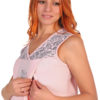 Ночная сорочка в роддом для беременных и кормящих мам 8.01 Селена розовый images2