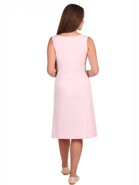 Ночная сорочка в роддом для беременных и кормящих мам 8.06 Сильвия розовый images4