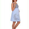 Ночная сорочка в роддом для беременных и кормящих мам 8.15 Катрина голубая images2