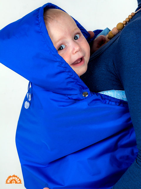 Слингонакидка-дождевик синяя image1 Слингонакидка-дождевик синяя image1