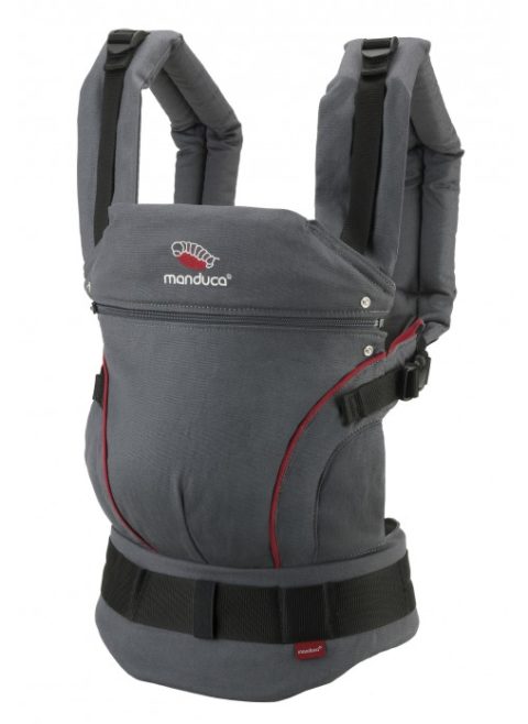 Эрго-рюкзак для новорожденных, слинг-рюкзак Manduca First Grey/Red image2