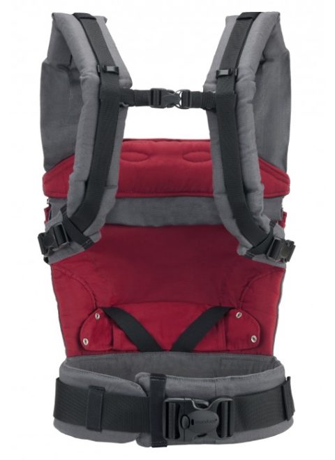 Эрго-рюкзак для новорожденных, слинг-рюкзак Manduca First Grey/Red image1